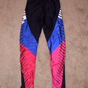 Vintage 80's Nike Spandex Workout Tights / Pants